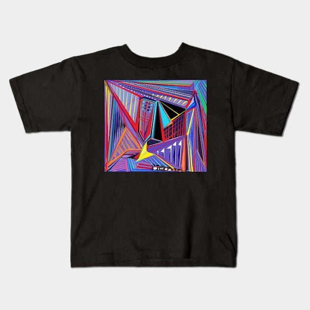 Tribella, Abstract Mug, Tote, Wall Art Kids T-Shirt by DeniseMorgan